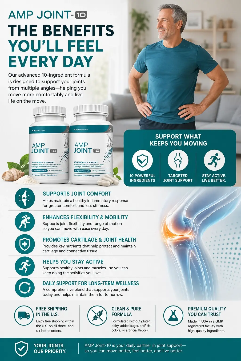 AMP Joint 10 daily benefits